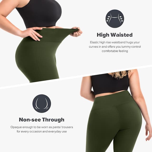 Detalle 1 de SINOPHANT Leggings High Waist für große Größen
