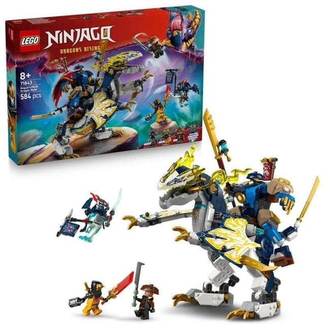 Detalle de Lego Ninjago Meca de Rogue y Dragón, 584 piezas 🧩