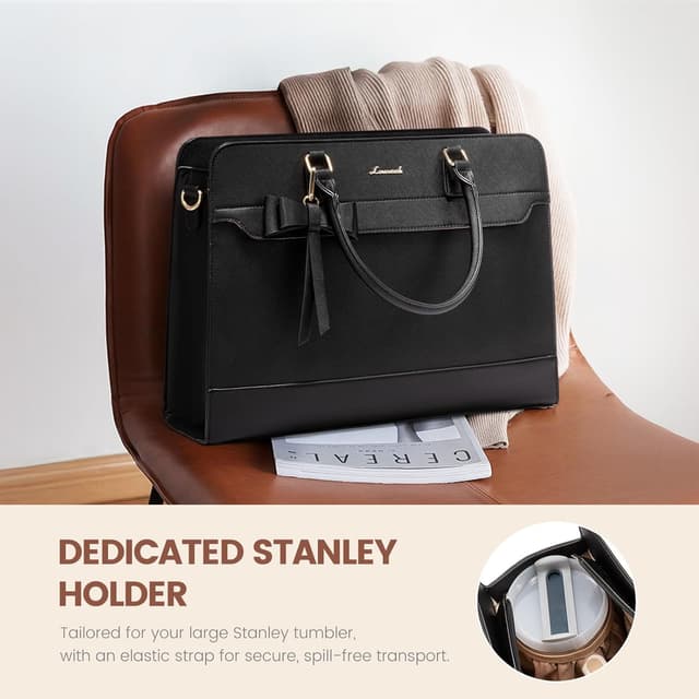 Thumbnail 2 de LOVEVOOK Handtasche 17,3 Zoll Damen Laptoptasche