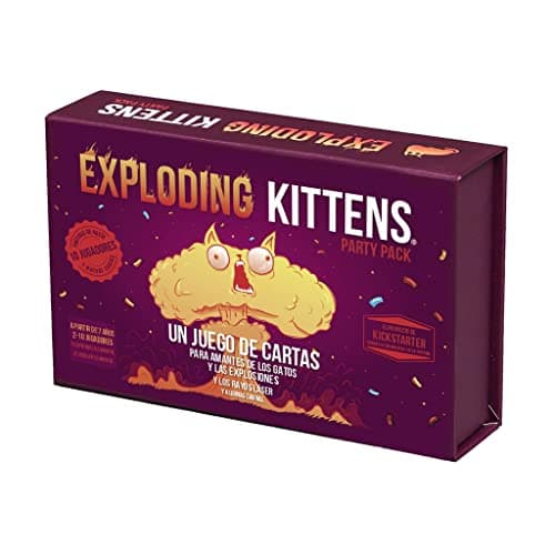 Detalle de Asmodee Exploding Kittens Party Pack juego de cartas