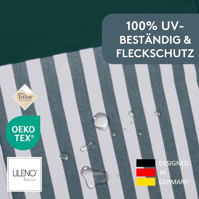 Thumbnail 2 de LILENO HOME Cojín para silla de jardín 🌿 Respaldo alto