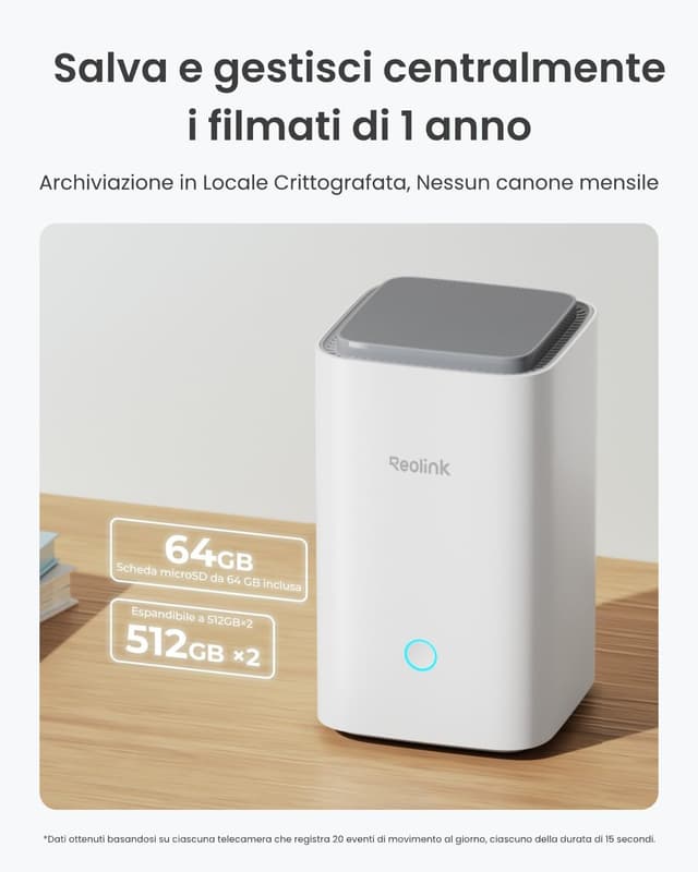 Detalle 2 de Reolink Argus Eco Pro 5MP con pannello solare