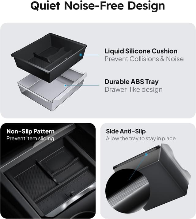 Thumbnail 3 de Wigoo Center Console Organizer 4PCS