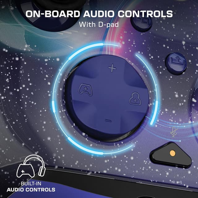 Detalle de Turtle Beach Rematch Advanced Wired Gaming Controller (Dark Cosmos) for Xbox & PC