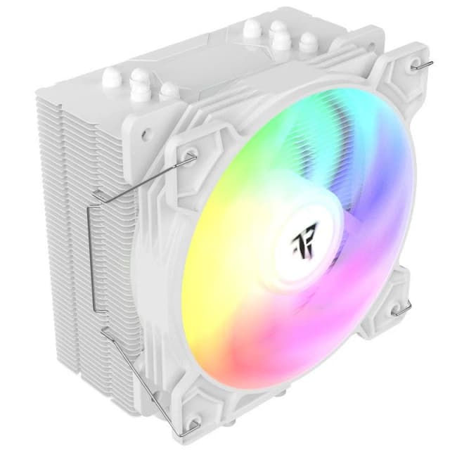Detalle de tempest Cooler 4Pipes 120mm RGB Ventilador CPU Blanco