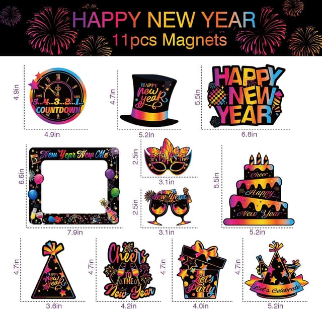 Detalle de PHOGARY 11pcs New Year Cruise Magnets