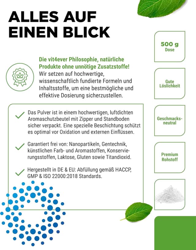 Detalle 2 de Marine Kollagen Pulver 500 g