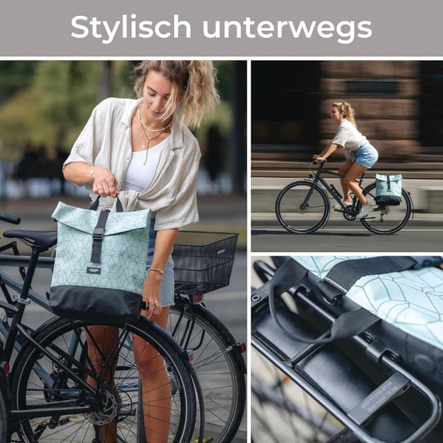 Detalle de LARKSON LEO 2-in-1 Fahrradtasche 15,6 Zoll