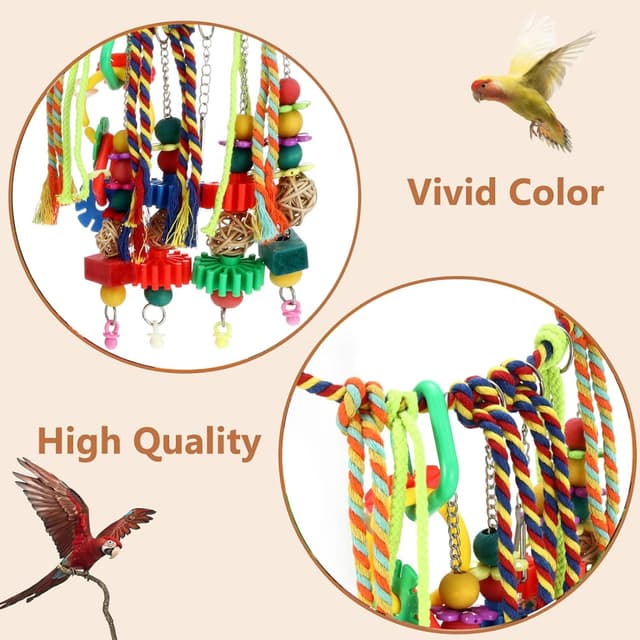 Detalle 1 de Parrot chew toys 22 x 53 cm ring