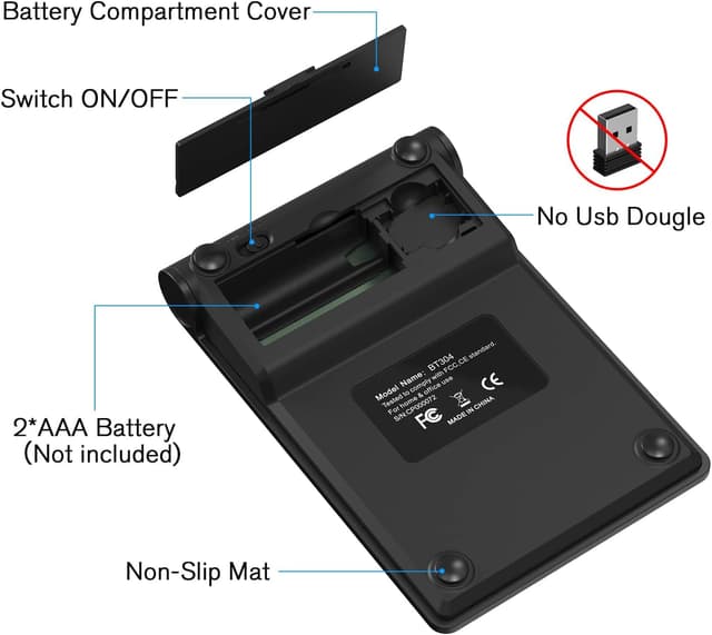 Thumbnail 6 de cimetech Tastiera numerica Bluetooth 22 tasti wireless portatile per contabilità