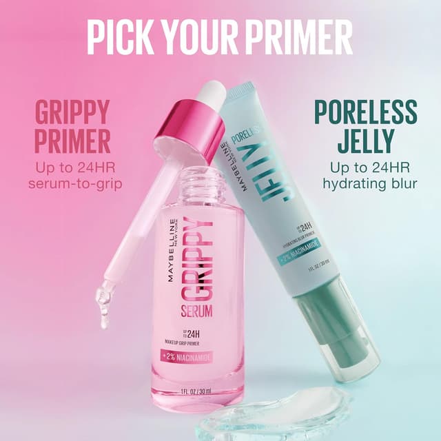 Thumbnail 6 de Maybelline Poreless Jelly Primer (Hydrating Blurring) with 2% Niacinamide, Clear, 1 Count