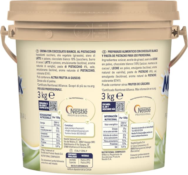 Thumbnail 11 de Milkybar Untable de Pistacho 🥜 - Cubo 3kg