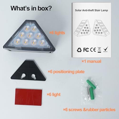 Thumbnail 7 de CILIENG Lampe solaire extérieur IP67, 6 pièces ⚡