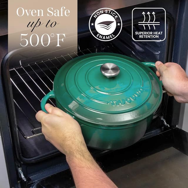 Detalle 1 de Dutch oven 3.1 quart, 22cm, dark green
