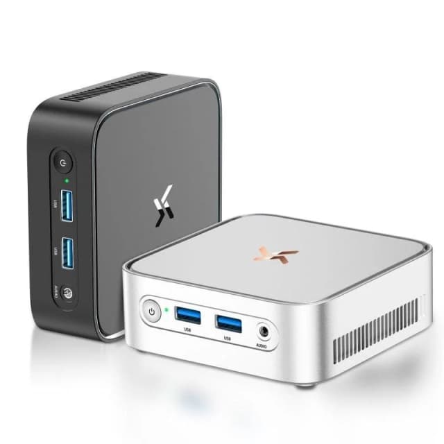 Detalle de Blackview H80 mini PC con AMD Ryzen 5 3500U, 16GB RAM y 512GB SSD (Radeon Vega 8)