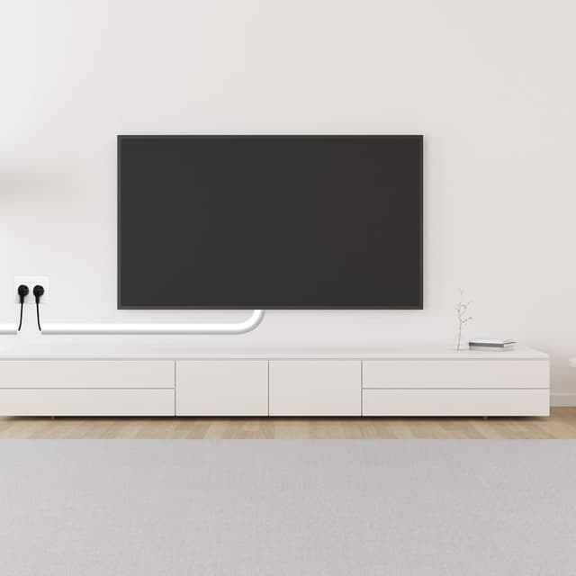 Thumbnail 6 de Kayleinster Kabelkanal weiß, selbstklebend und flexibel – Mini-Kabelschacht zur Kabelführung an Wand, TV & Fußleisten