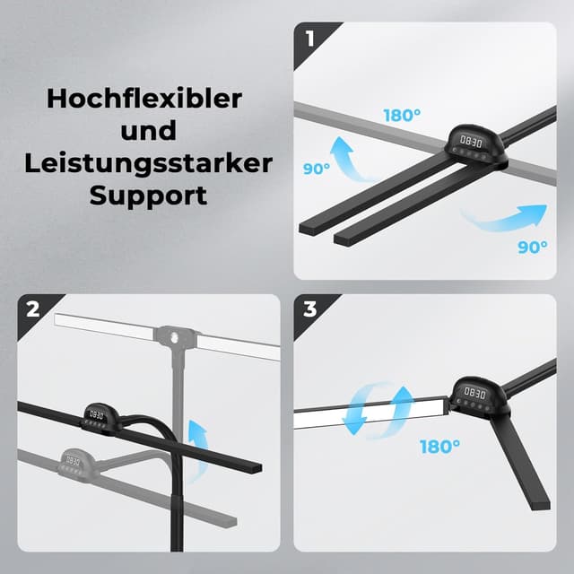 Thumbnail 4 de JVURICE Schreibtischlampe 90cm