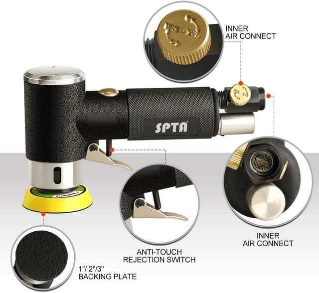 Detalle de SPTA Levigatrice pneumatica orbitale 80 mm