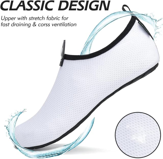 Detalle de SAGUARO Badeschuhe für Schwimmen, 37-47 EU