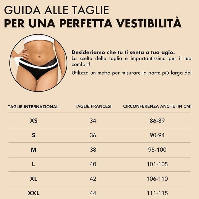 Thumbnail 3 de ZENAPHYR Culotte Menstruelle Underwear Donna (Pacco da 3)