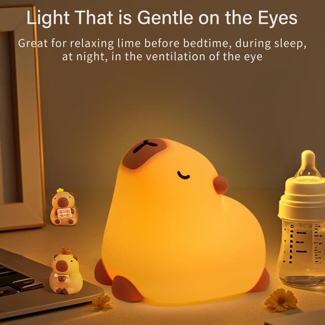 Detalle 1 de AmmToo Capybara veilleuse enfant 3000 K