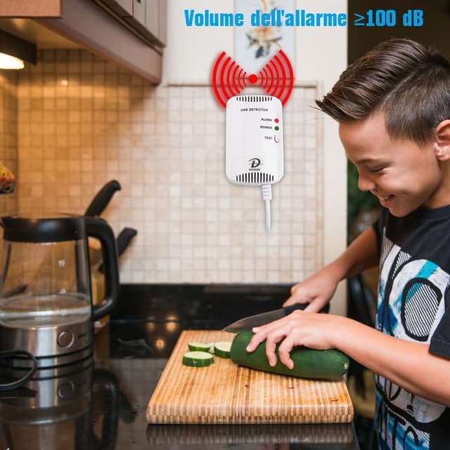 Thumbnail 6 de D MODUN Rilevatore di Gas 100 dB plug-in