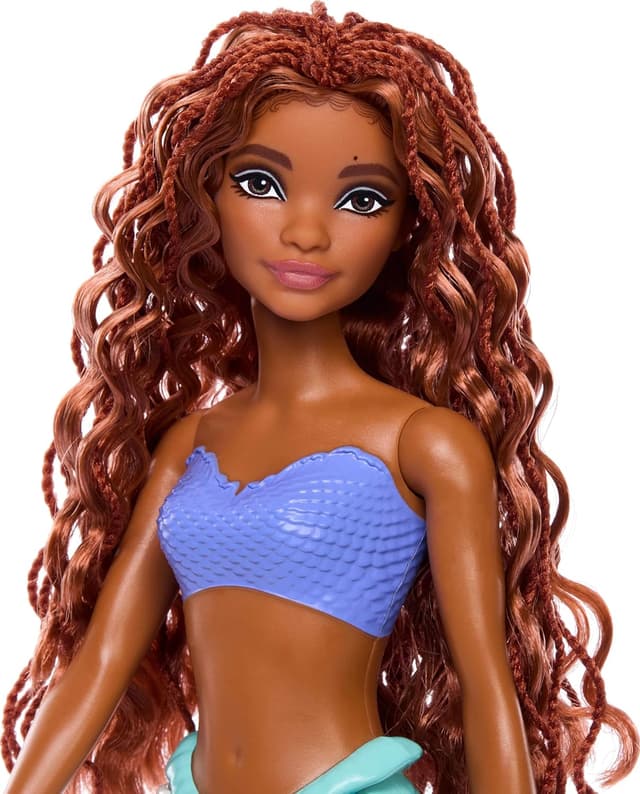 Detalle de Disney Princess Ariel Mermaid Doll by Mattel (Live Action) with Sparkling Soft Fin & Posable Design