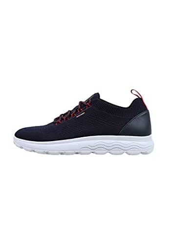 Detalle de Geox U Spherica A (Azul Navy) para hombre: zapatillas ligeras con amortiguación Zero-Shock y suela transpirable