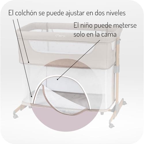 Thumbnail 5 de Momi SMART Bed 4-in-1 Beistellbett, bis 15 kg