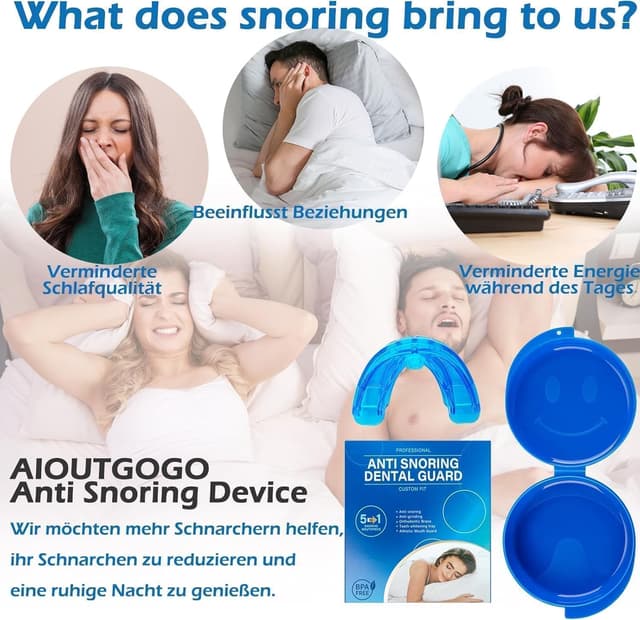 Thumbnail 3 de Snoring Aids Anti Snoring Mouthpiece — Soft Stopper 😷