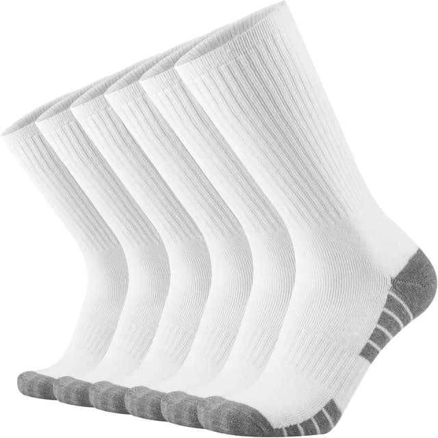 Detalle de ONKE Max Full Cushion Crew Socks (Moisture Wicking, Odor Control, Steel Toe Work Boots)