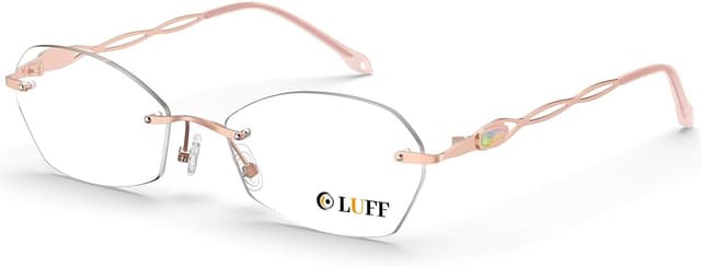 Detalle de LUFF Rahmenlose Lesebrille mit 8H Blaulichtblock