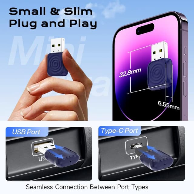 Thumbnail 2 de Carlinkit Mini Ultra Wireless CarPlay Adaptor