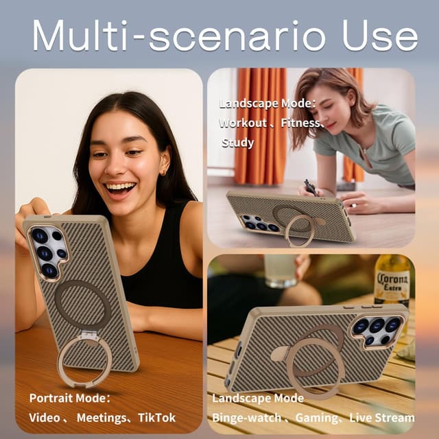 Thumbnail 6 de XTCASE Funda Magnética para Galaxy S25 Ultra 360°