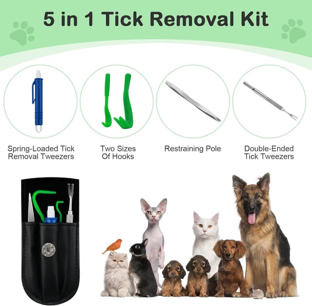 Detalle de NEUTYPECHIC Pinzetta per zecche 5 pezzi 🐾