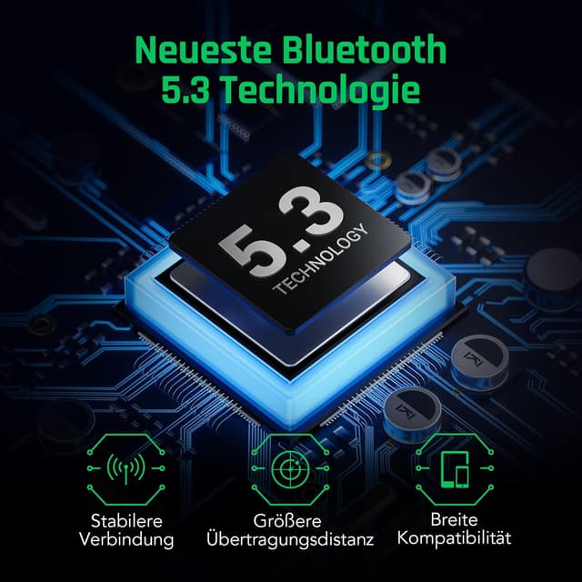 Thumbnail 5 de Black Shark True Wireless Gaming Earbuds T15 – Bluetooth 5.3, Gaming-/Music-Modus & bis zu 30 Std. Laufzeit