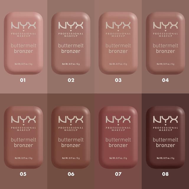 Detalle 2 de NYX Professional Makeup Buttermelt Bronzer in polvere cremosa “Deserve Butta” da 5 g