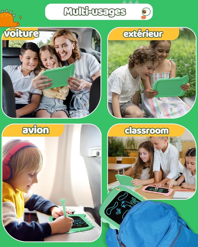 Thumbnail 5 de ORSEN Pizarra Mágica 8,5 Pulgadas Dinosaurio