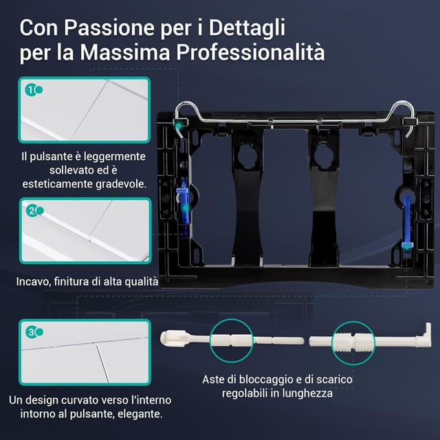 Thumbnail 4 de Empyreal Placca di Comando WC 243×163 mm