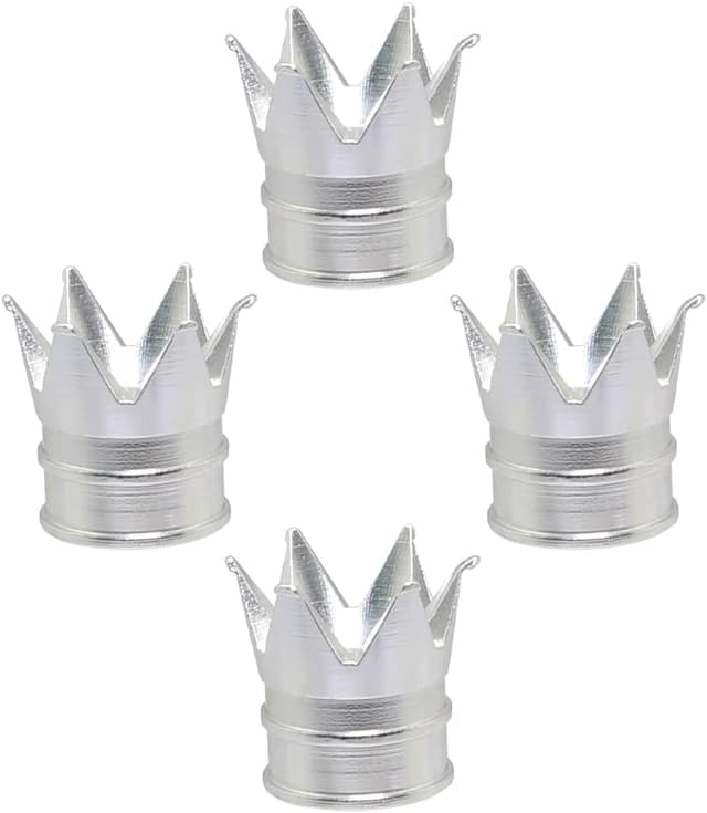 Imagen de SENZEAL Crown Aluminium Tyre Valve Caps en OfertitasTOP