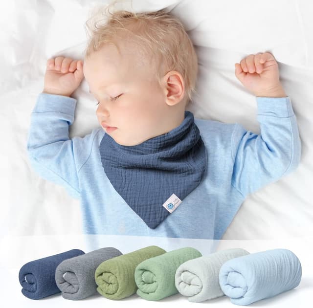 Thumbnail 3 de lulumoon Dreieckstuch Musselin Lätzchen