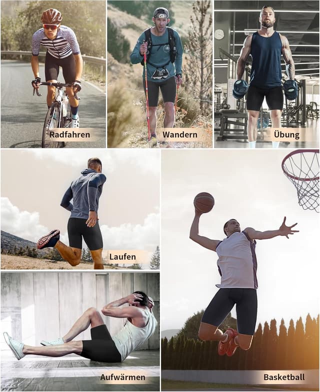 Thumbnail 5 de Niksa Kompressionsshorts Herren 1er-3er Pack