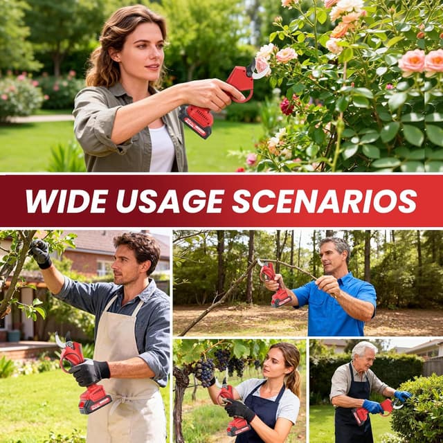 Thumbnail 6 de MuatCtarom forbici potatura a batteria 21V