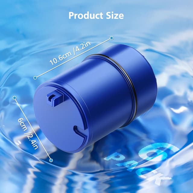 Detalle 2 de 6-Pack RF9999 Faucet Mount Replacement Filter for PUR / PUR PLUS (Blue) — NSF Certified