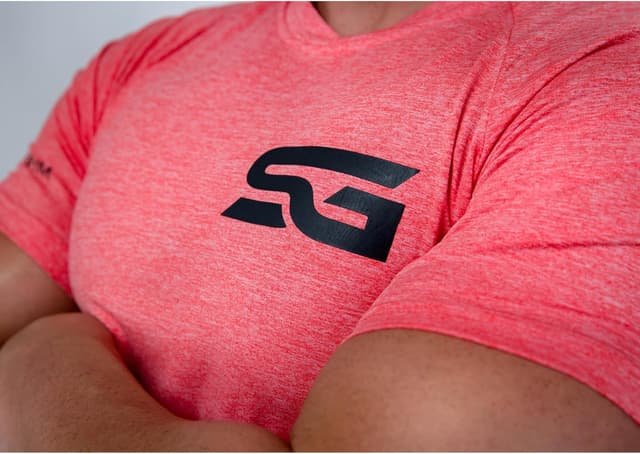 Detalle 2 de Satire Gym T-Shirt Slim Fit Homme pour Fitness : t-shirt de musculation respirant