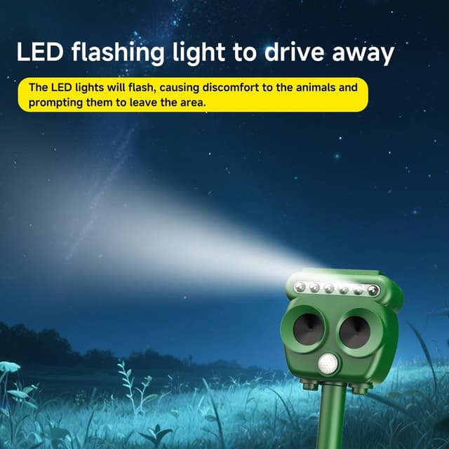 Thumbnail 2 de LOFFU Cat Repellent Garden USB Solar