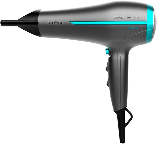 Detalle de Cecotec Sèche-cheveux Bamba IoniCare 5200 AURA Black (2300 W) avec air froid et buse de précision