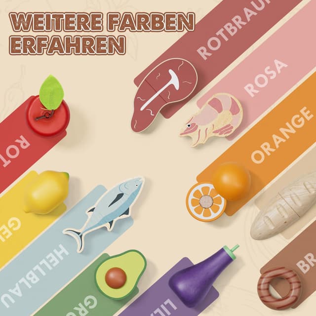 Thumbnail 3 de Lehoo Castle Kinderküche Zubehör 23 Teile 🍽