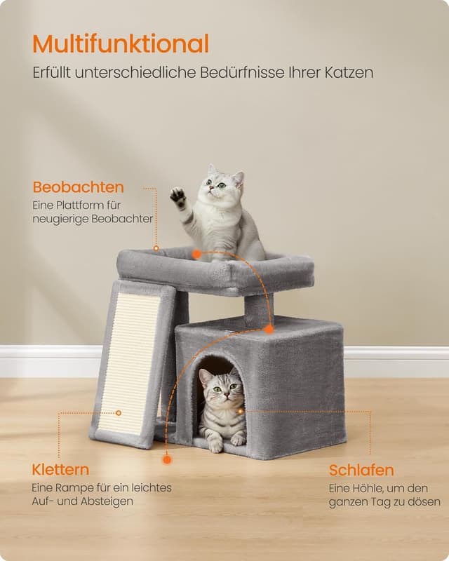 Detalle de Feandrea PCT010GD01 Katzenkratzbaum 46,4 cm