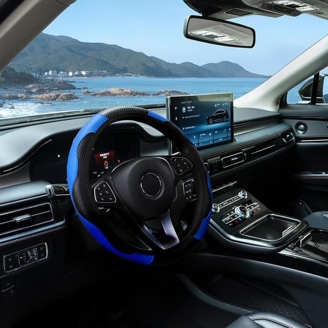 Imagen de Breathable Steering Wheel Cover 14.5–15in en OfertitasTOP